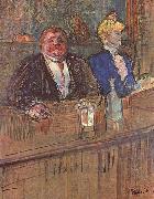 Die Bar Henri de toulouse-lautrec